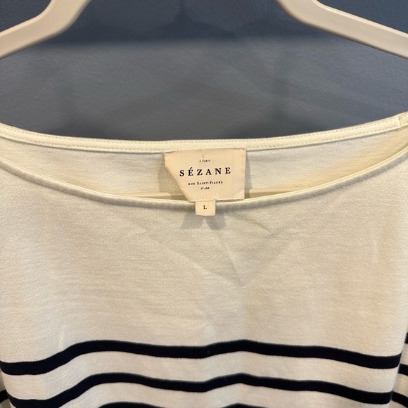 Sezane Noan Mariniere Size Large NWOT - Picture 4 of 7